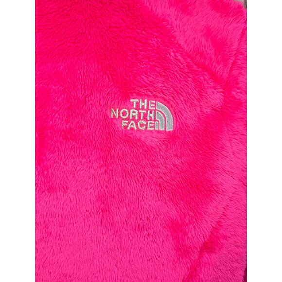 The North Face Womens Pink Fuzzy Full-Zip Jacket Medium - Picture 9 of 10